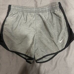 Nike Kids Gray and Black Shorts
